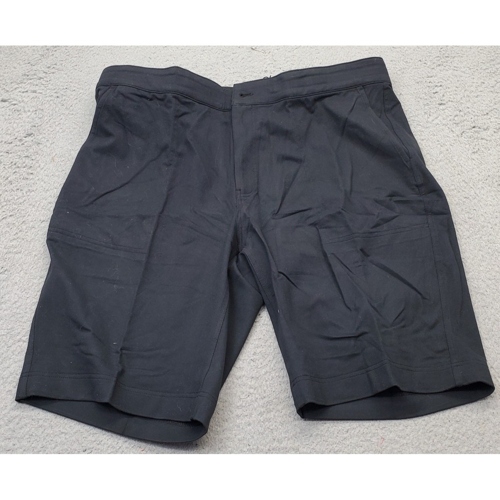 Dunning Golf Shorts Mens Large Black Stretch Performance Drawstring D7F21H741